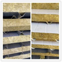 多規(guī)格彩鋼巖棉復合板價格